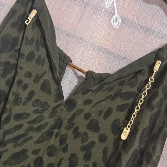 Ralph Lauren Green and Black Maxi Dress - Picture 4 of 8